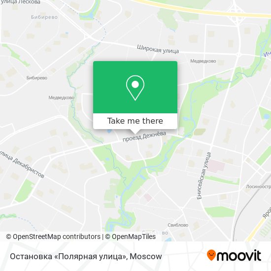 Остановка «Полярная улица» map