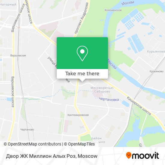 Двор ЖК Миллион Алых Роз map