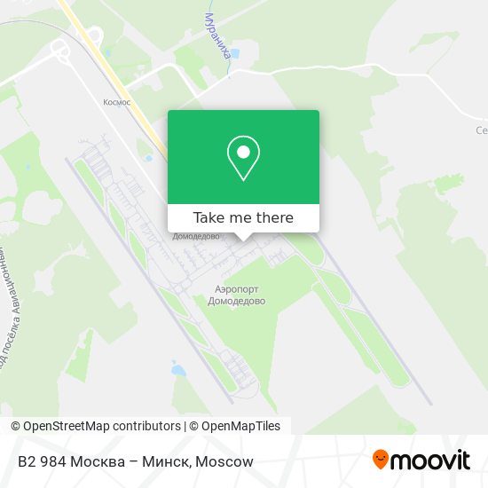 B2 984 Москва – Минск map