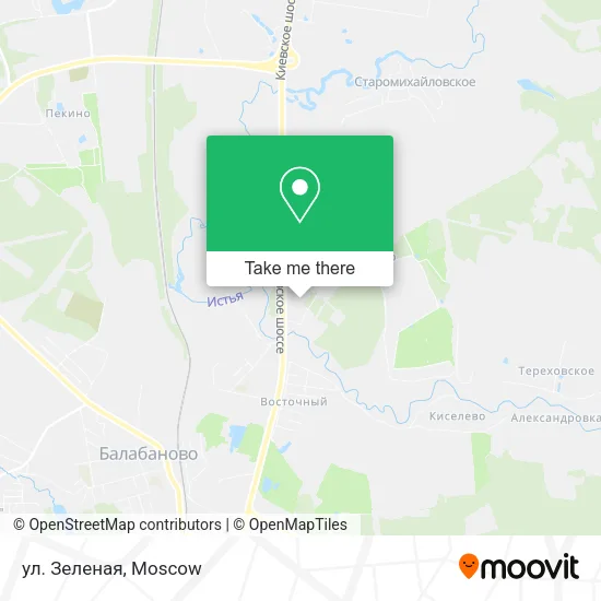 ул. Зеленая map