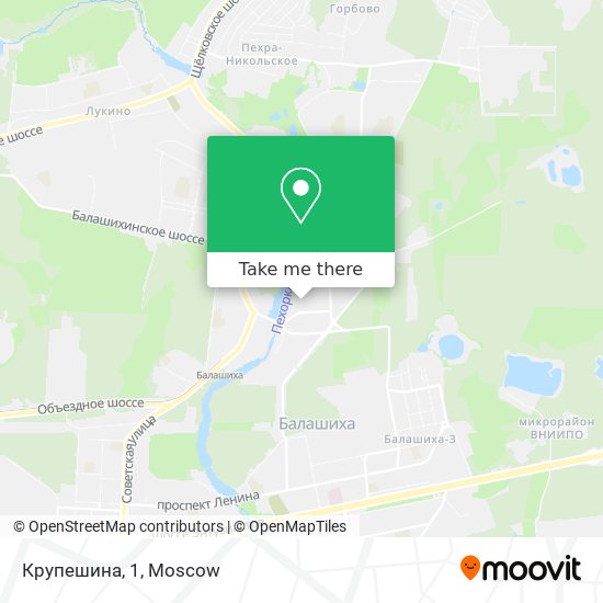 Крупешина, 1 map