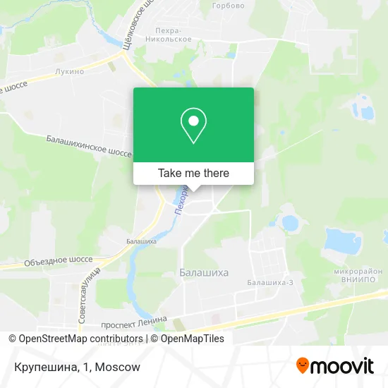 Крупешина, 1 map