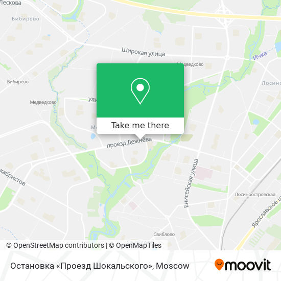 Остановка «Проезд Шокальского» map