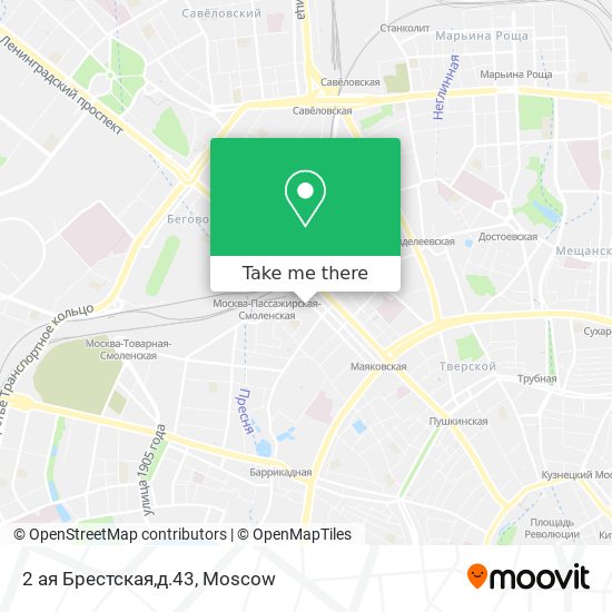 2 ая Брестская,д.43 map
