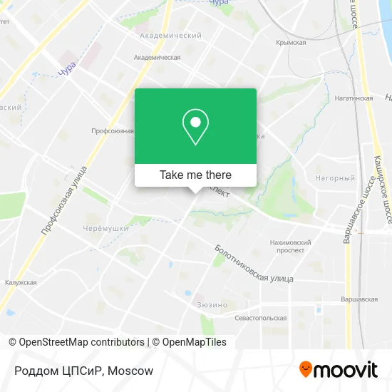 Роддом ЦПСиР map
