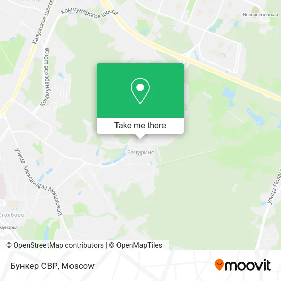 Бункер СВР map