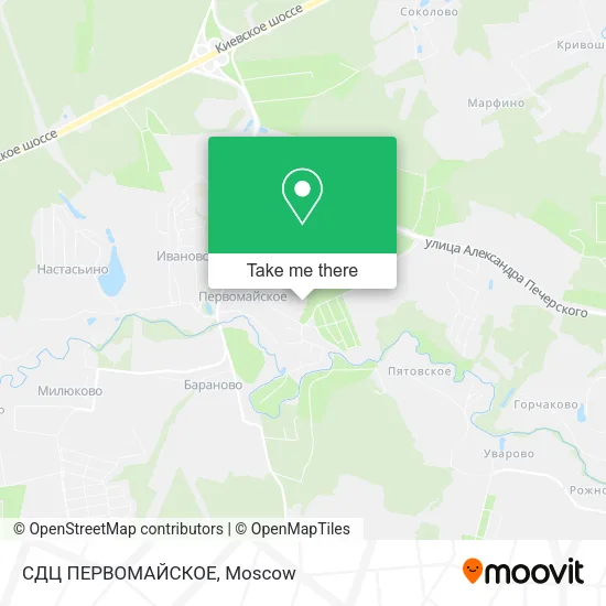 СДЦ ПЕРВОМАЙСКОЕ map