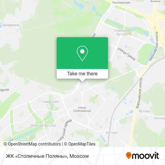 ЖК «Столичные Поляны» map