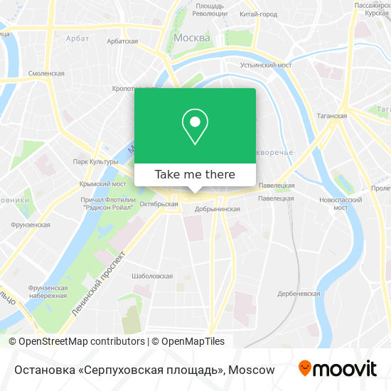 Остановка «Серпуховская площадь» map