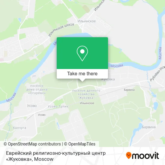 Еврейский религиозно-культурный центр «Жуковка» map