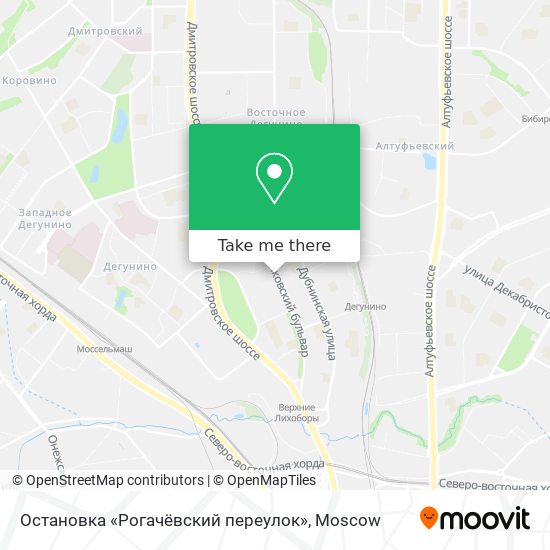 Остановка «Рогачёвский переулок» map