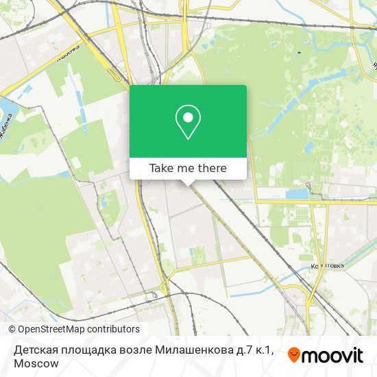 Детская площадка возле Милашенкова д.7 к.1 map