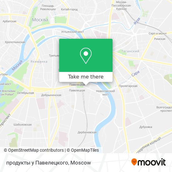 продукты у Павелецкого map