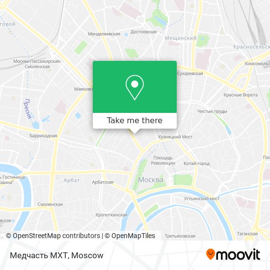 Медчасть МХТ map