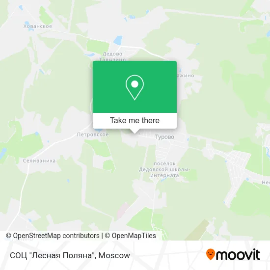 СОЦ "Лесная Поляна" map