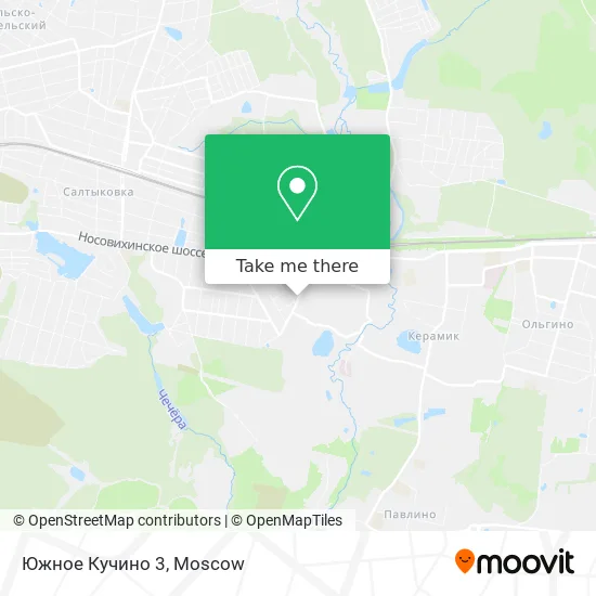 Южное Кучино 3 map