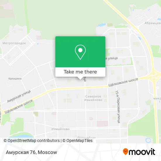 Амурская 76 map