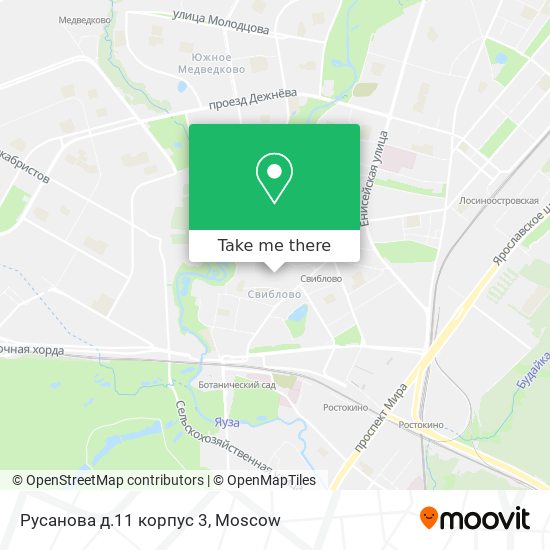 Русанова д.11 корпус 3 map