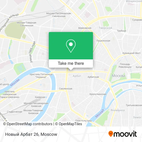 Новый Арбат 26 map
