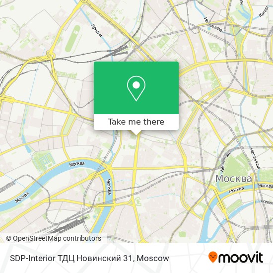SDP-Interior ТДЦ Новинский 31 map