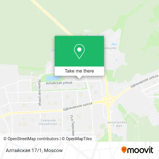 Алтайская 17/1 map