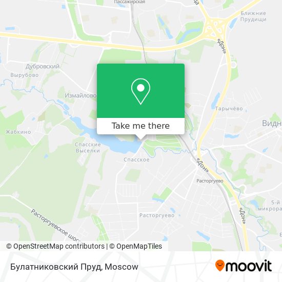 Булатниковский Пруд map