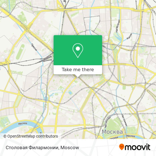 Столовая Филармонии map