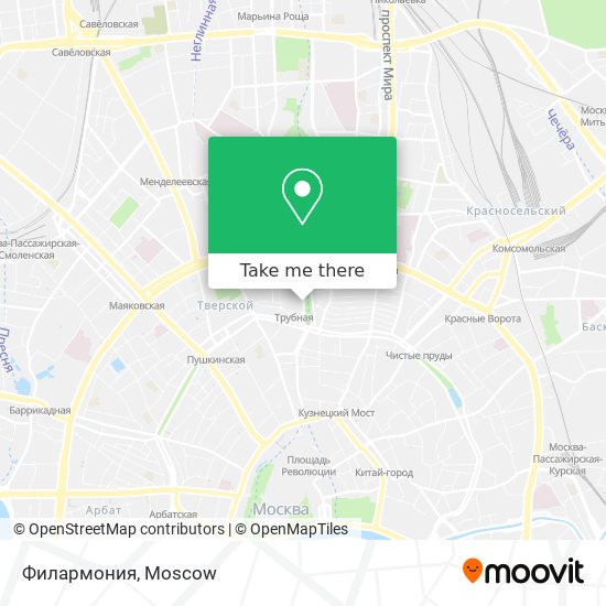 Филармония map