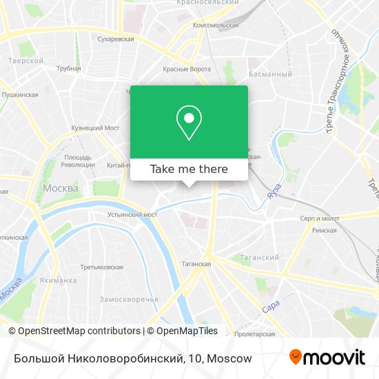 Большой Николоворобинский, 10 map