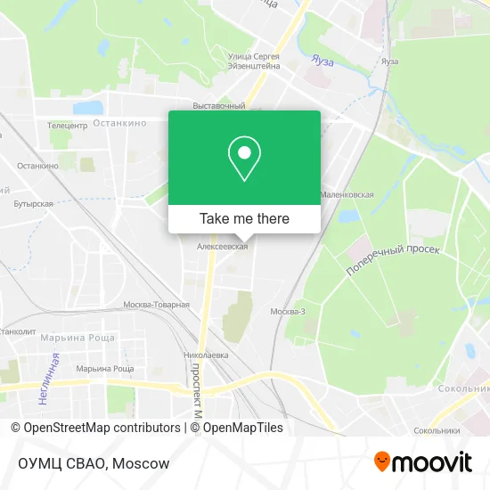 ОУМЦ СВАО map