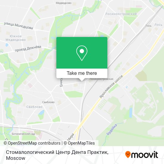 Стомалологический Центр Дента Практик map