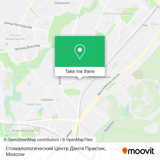 Стомалологический Центр Дента Практик map