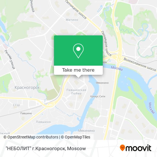 "НЕБОЛИТ" г.Красногорск map