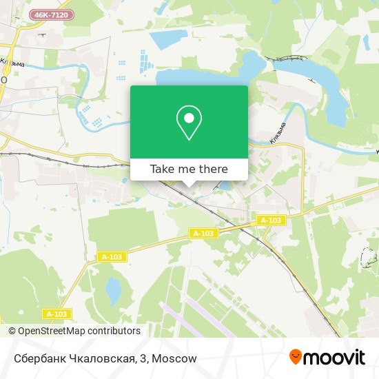 Сбербанк Чкаловская, 3 map