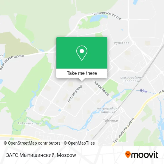 ЗАГС Мытищинский map