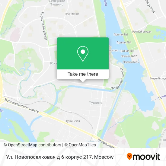 Ул. Новопоселковая д 6 корпус 217 map