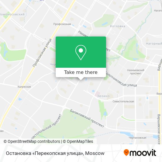 Остановка «Перекопская улица» map