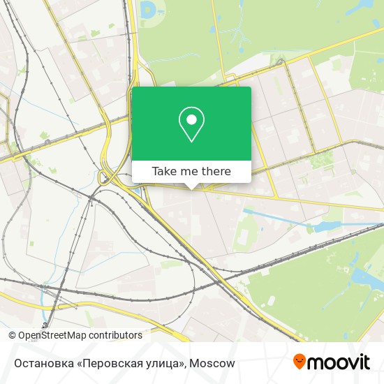 Остановка «Перовская улица» map