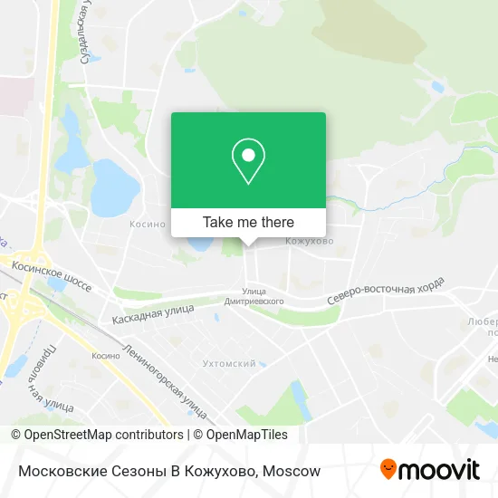 Московские Сезоны В Кожухово map