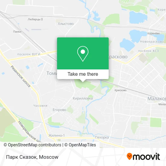 Парк Сказок map