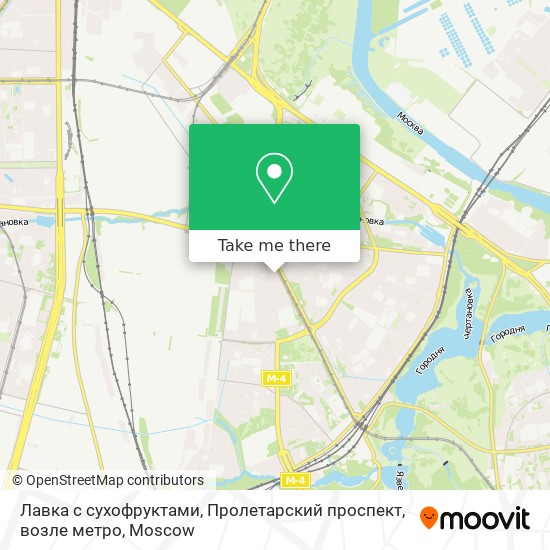 Лавка с сухофруктами, Пролетарский проспект, возле метро map