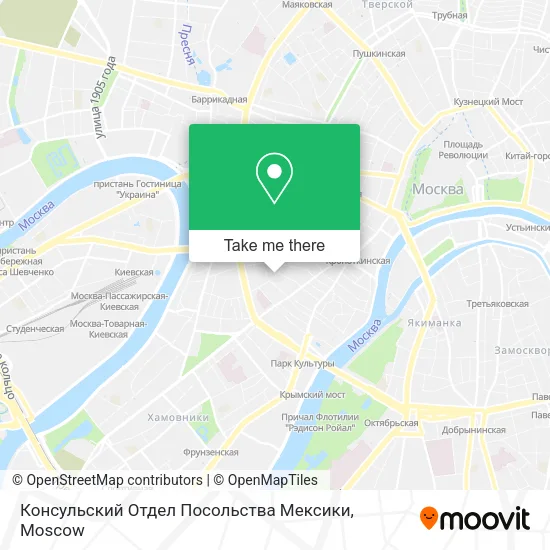 Консульский Отдел Посольства Мексики map