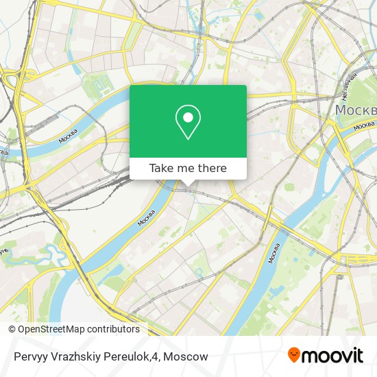 Pervyy Vrazhskiy Pereulok,4 map