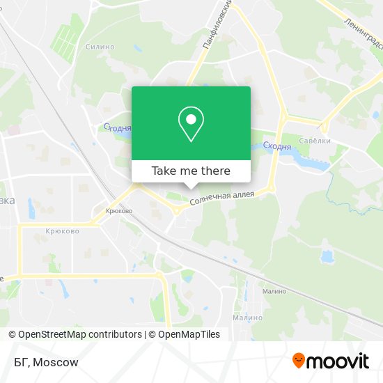 БГ map
