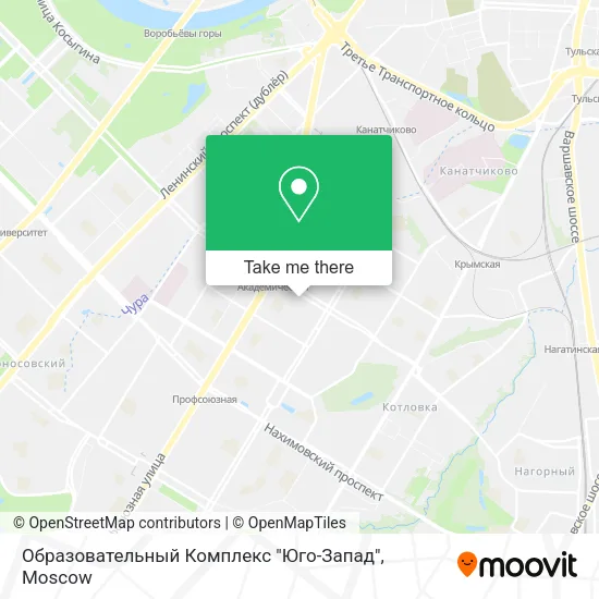 Образовательный Комплекс "Юго-Запад" map