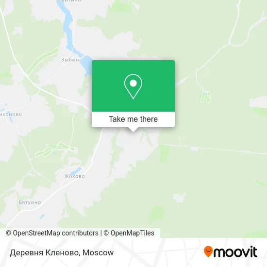Деревня Кленово map