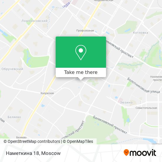 Наметкина 18 map