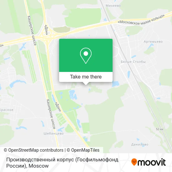 Производственный корпус (Госфильмофонд России) map