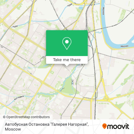 Автобусная Остановка "Галерея Нагорная" map