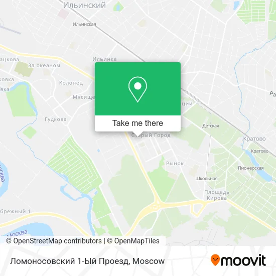Ломоносовский 1-Ый Проезд map